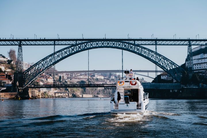 Luxury yacht in douro river