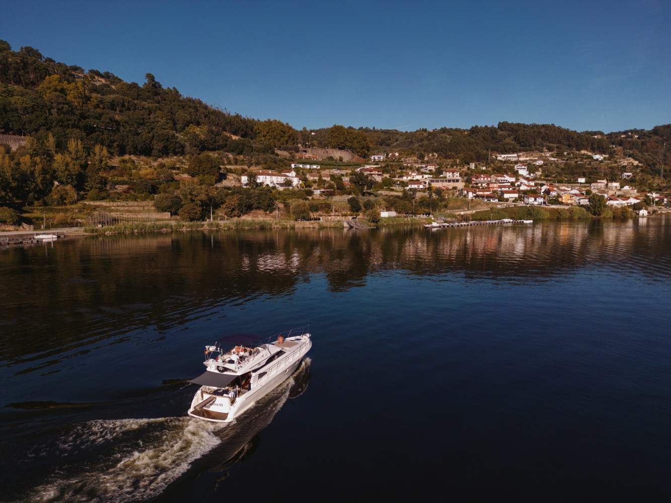 a small boat in a body of water